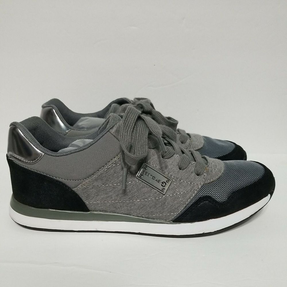 G by Guess Jeryl2 Fashion Sneakers Light Gray, Size 9 US Women's Lace up